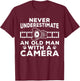 Cool Photography Grandpa Photographer Camera Lover T-Shirt - T-Shirt | Maroon