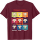 Ice Age Scrat Today I Feel Nutty Mood Chart T-Shirt - T-Shirt | Maroon