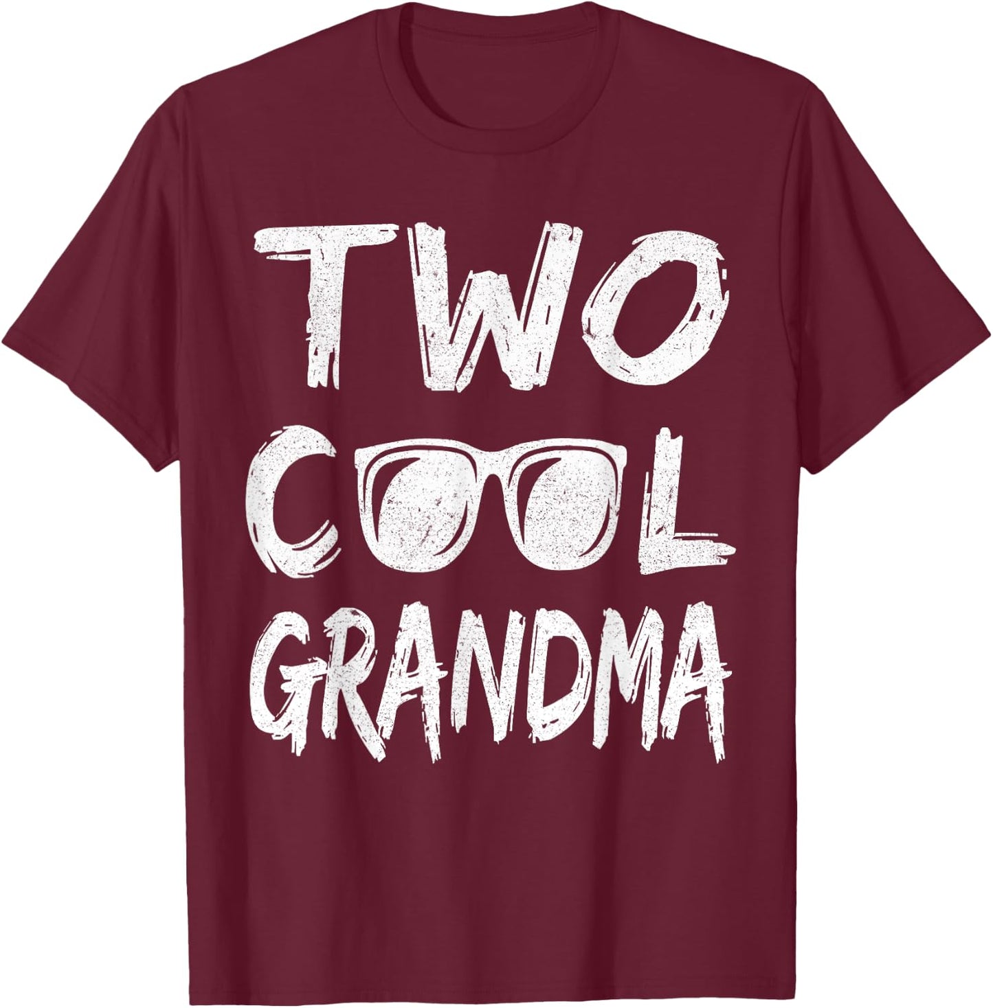 Grandma Of The Birthday Boy Two Cool 2nd Bday Family T-Shirt - T-Shirt | Maroon