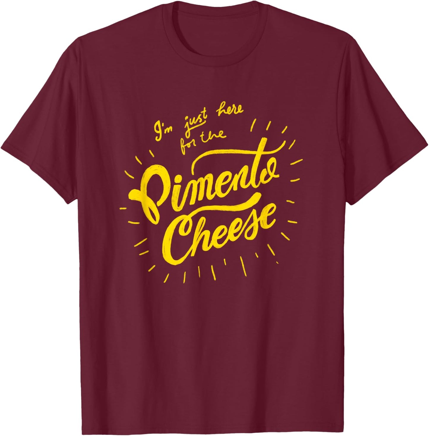 Pimento Cheese Sandwich Shirt - Funny Golfer's T-Shirt - T-Shirt | Maroon