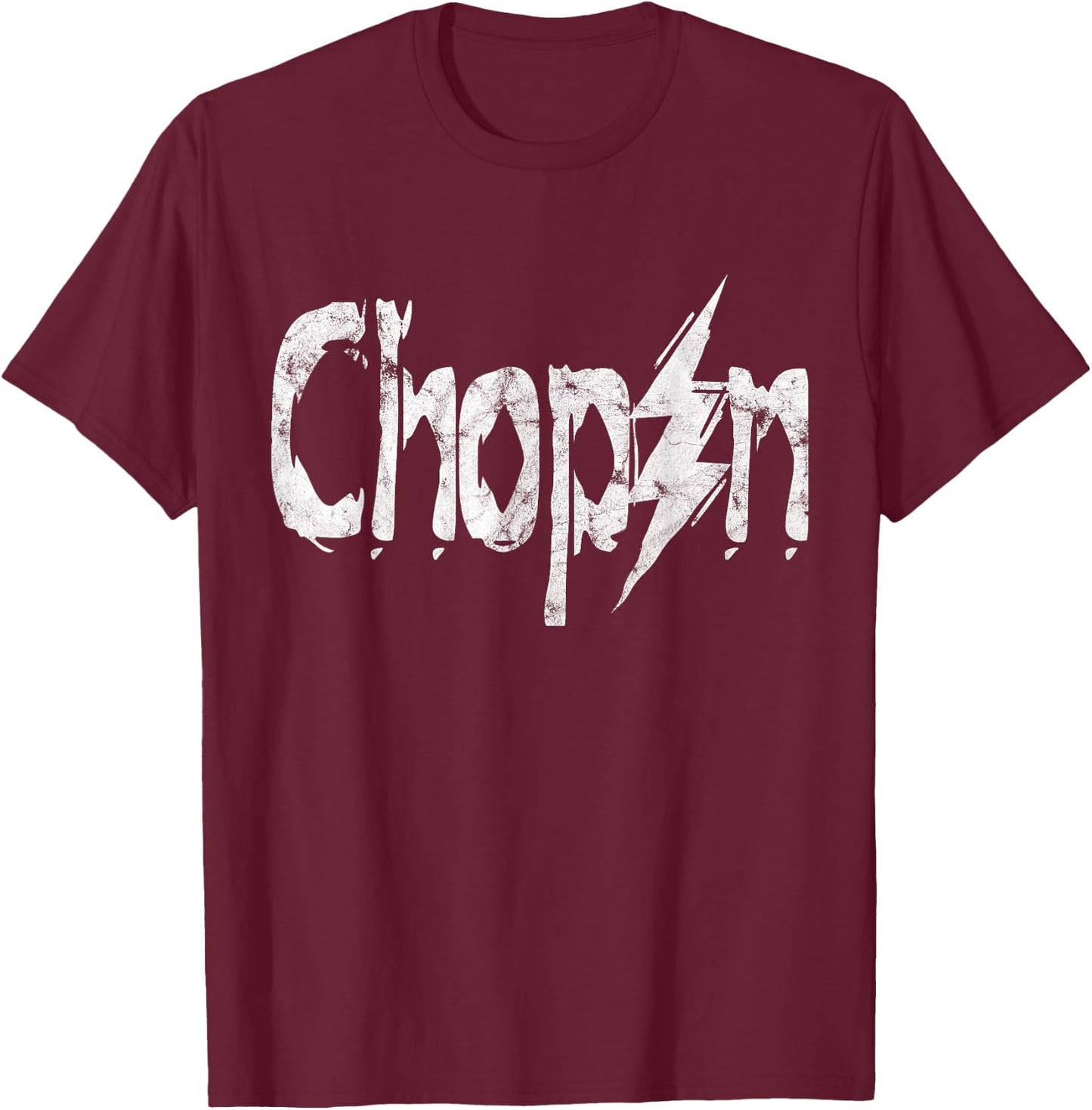 Metal Chopin Classic Music Lovers T-Shirt - T-Shirt | Maroon