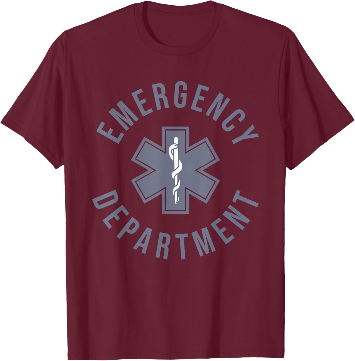 Emergency Department Emergency Room Healthcare T-Shirt - T-Shirt | Maroon