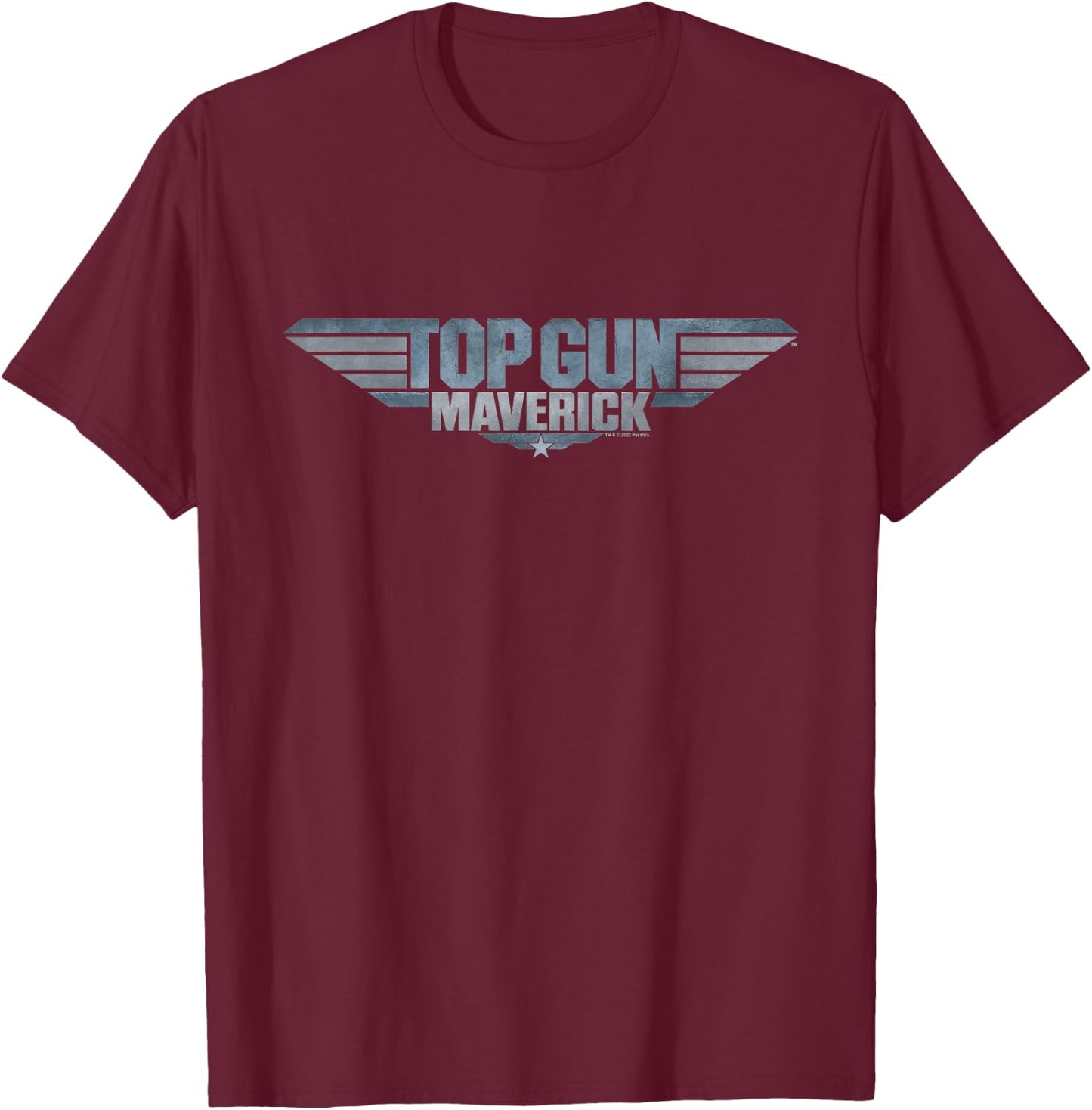 Top Gun Maverick Logo T-Shirt - T-Shirt | Maroon