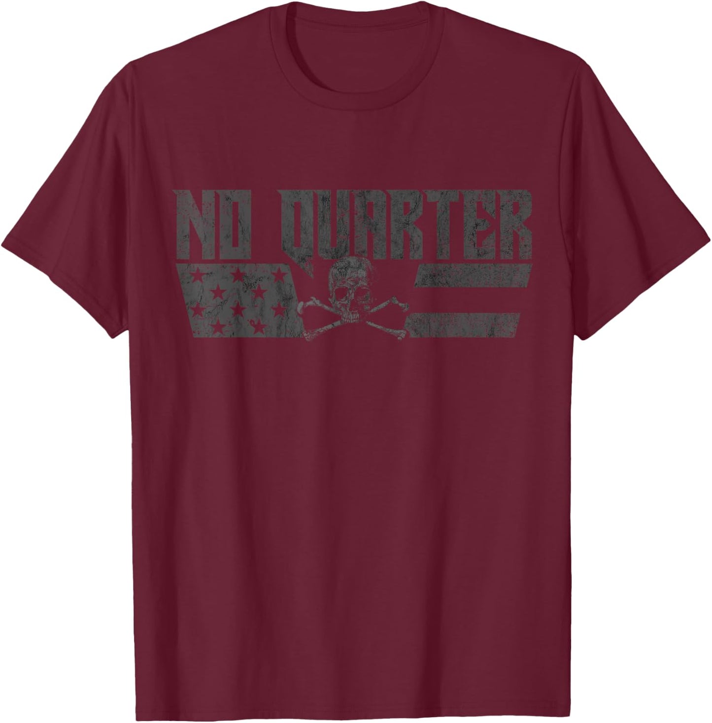 No Quarter Logo T-Shirt - T-Shirt | Maroon