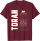 Lion of Judah Torah Observant Hebrew Roots T-Shirt - T-Shirt | Maroon