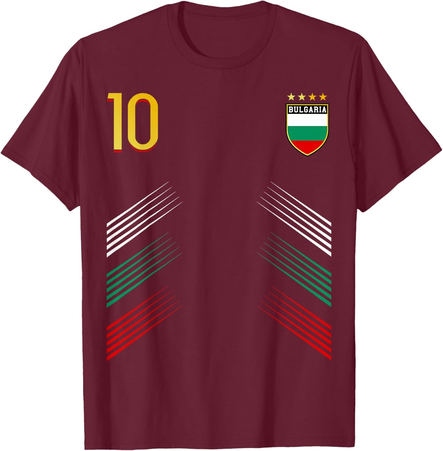 Bulgaria Flag Bulgarian Pride Lovers T-Shirt - T-Shirt | Maroon
