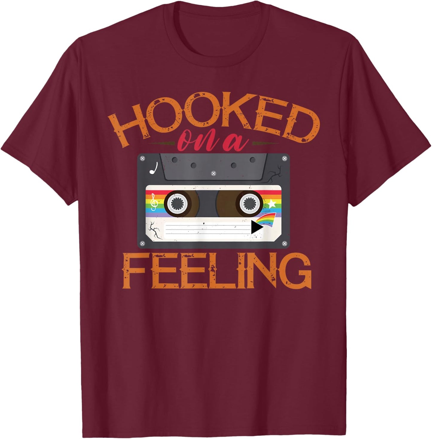 Hooked On Feeling Funny Hero Movie Song Costumed T-Shirt - T-Shirt | Maroon