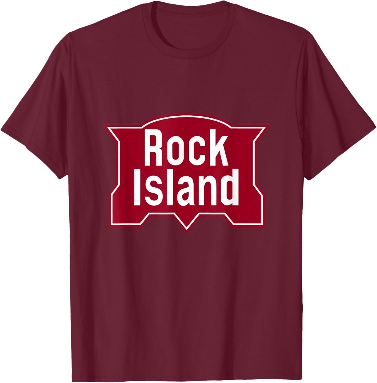 Rock Island T-Shirt - T-Shirt | Maroon