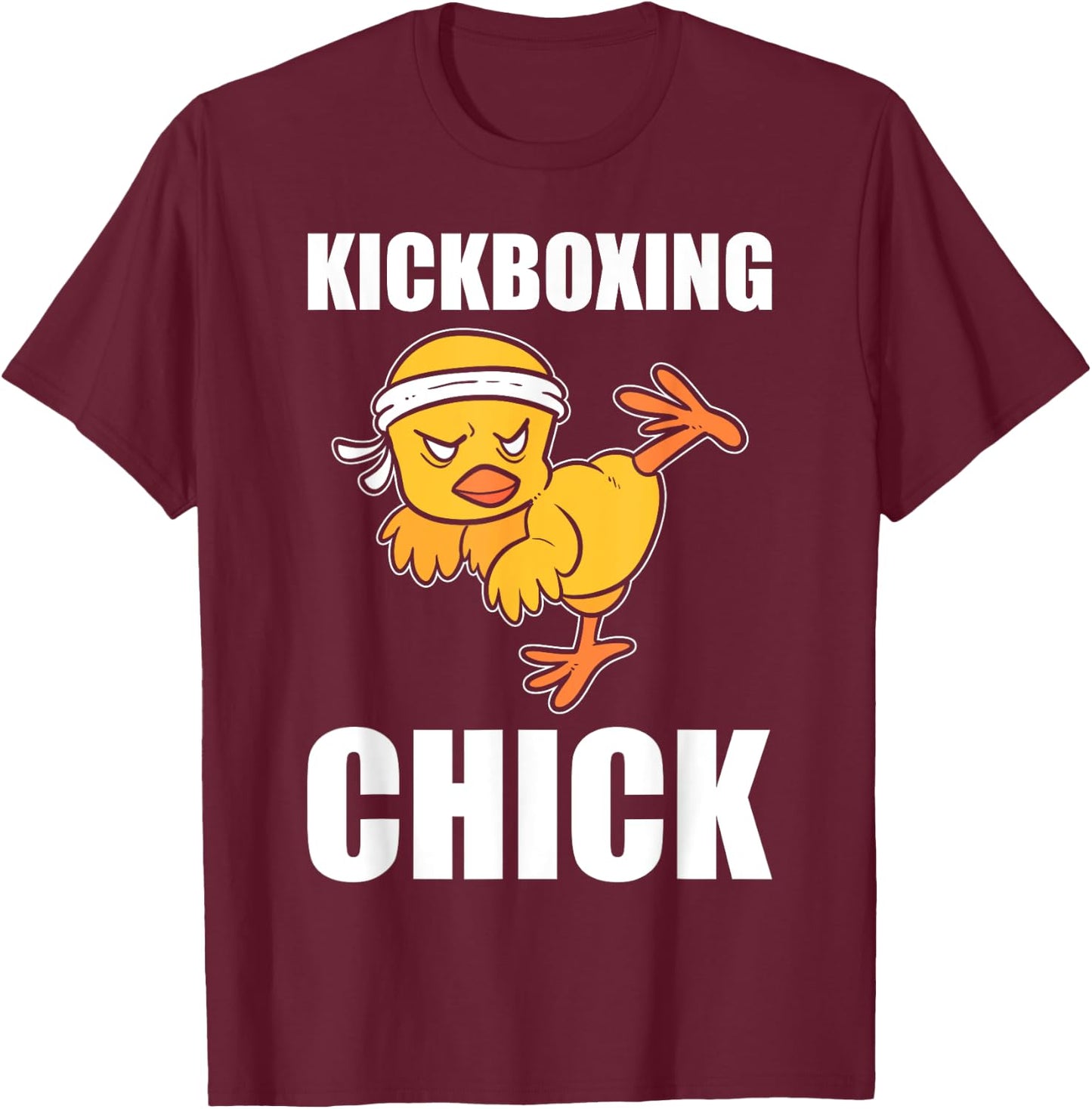 Funny Kickboxing Chick Kickboxing Instructor T-Shirt - T-Shirt | Maroon