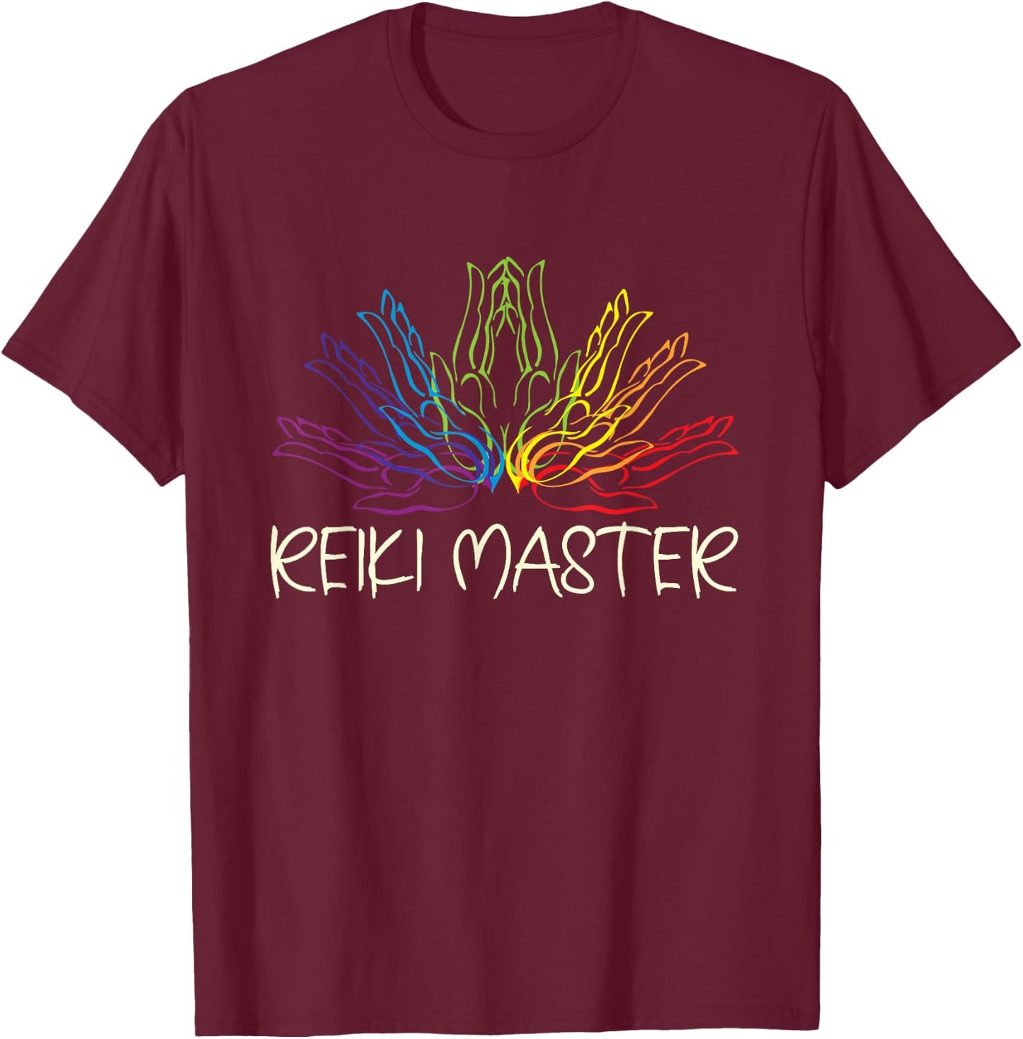 Spiritual Living Energy Healer Reiki Master T-Shirt - T-Shirt | Maroon