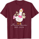 Mama Goose EST 2026 Funny New Silly Goose Mommy T-Shirt - T-Shirt | Maroon