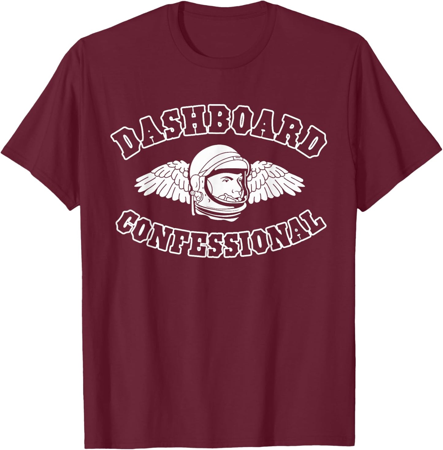 Dashboard Confessional - Astronaut Wings T-Shirt - T-Shirt | Maroon