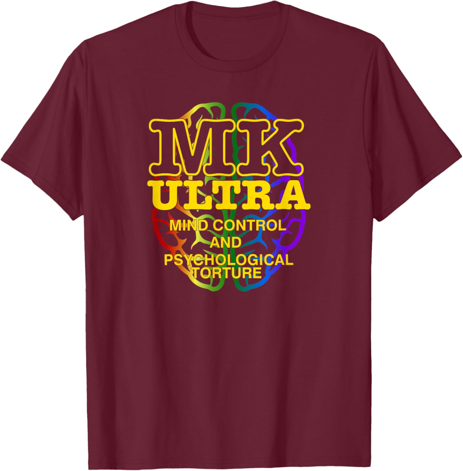 MK Ultra T-Shirt - T-Shirt | Maroon