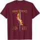 Weapon Blacksmith Men Women and Gifts Hand Forged It Will Cut It Will Kill Sword Knife Forging , Small T-Shirt - T-Shirt | Maroon