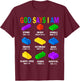 God Says I Am Building Brick Builder Block Boys Christian T-Shirt - T-Shirt | Maroon