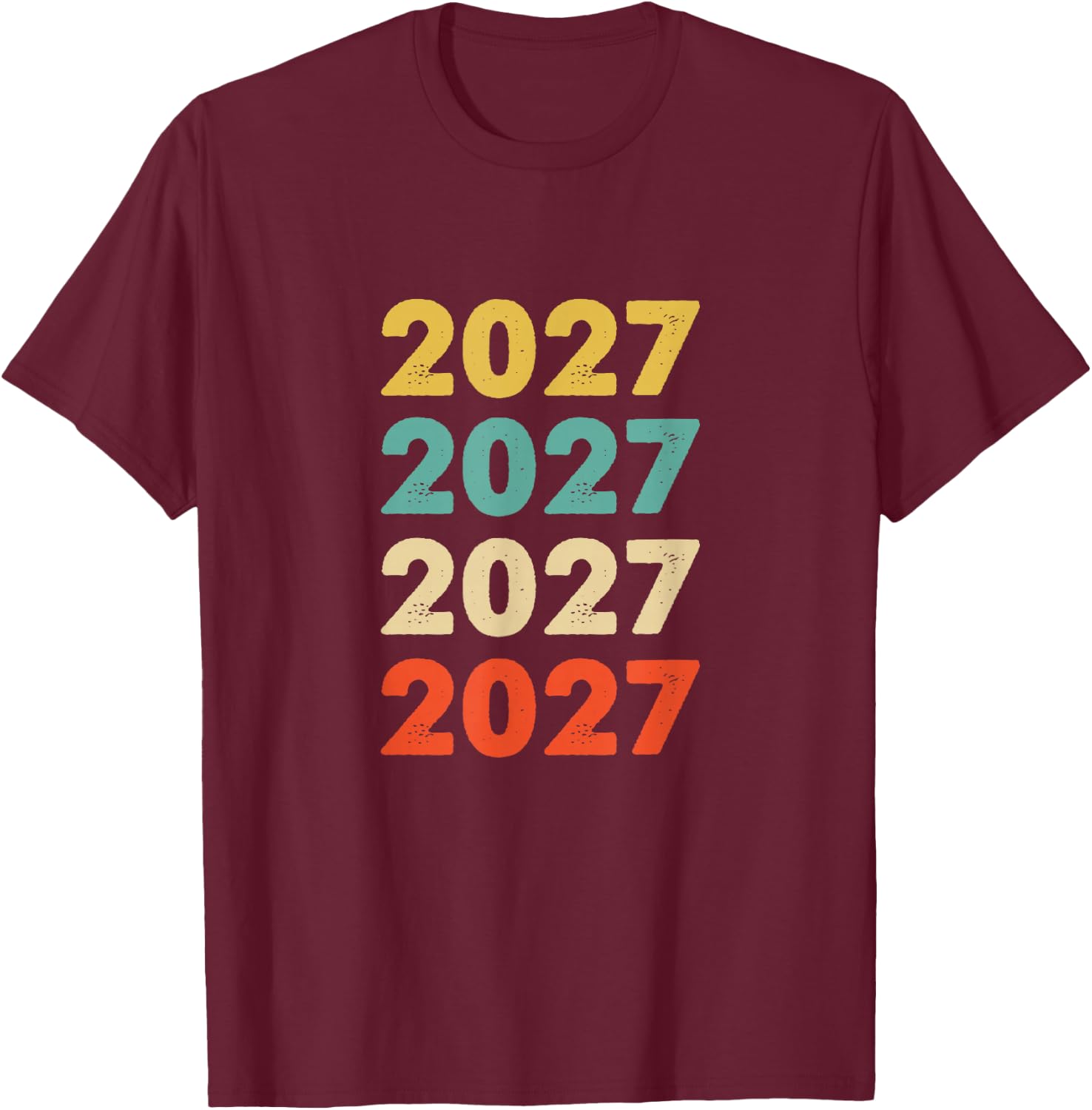 2027 Birthday T-Shirt - T-Shirt | Maroon