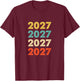 2027 Birthday T-Shirt - T-Shirt | Maroon