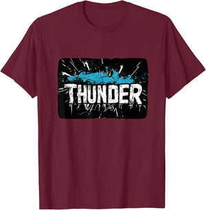 Cool Thunder emblem Outfit for Boys and Girls T-Shirt - T-Shirt | Maroon