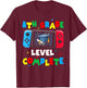 Game Controller Level 8th Grade Complete Boys Graduation T-Shirt - T-Shirt | Maroon