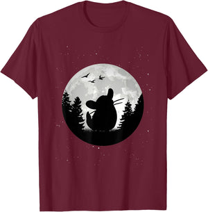 Chinchilla Moon T-Shirt - T-Shirt | Maroon