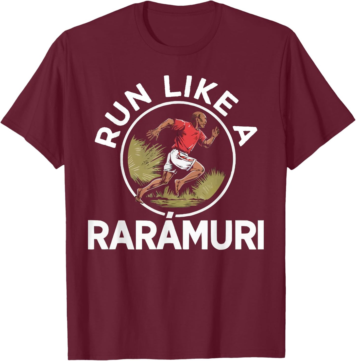 Indigenous People Mexico Native American Tarahumara Tribe T-Shirt - T-Shirt | Maroon