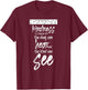 Braille Writing Gift - Kindness Deaf Can Hear Blind Can See T-Shirt - T-Shirt | Maroon