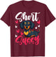 Short & Sassy Dachshund Weiner Dog Lover Cute Dachshund T-Shirt - T-Shirt | Maroon