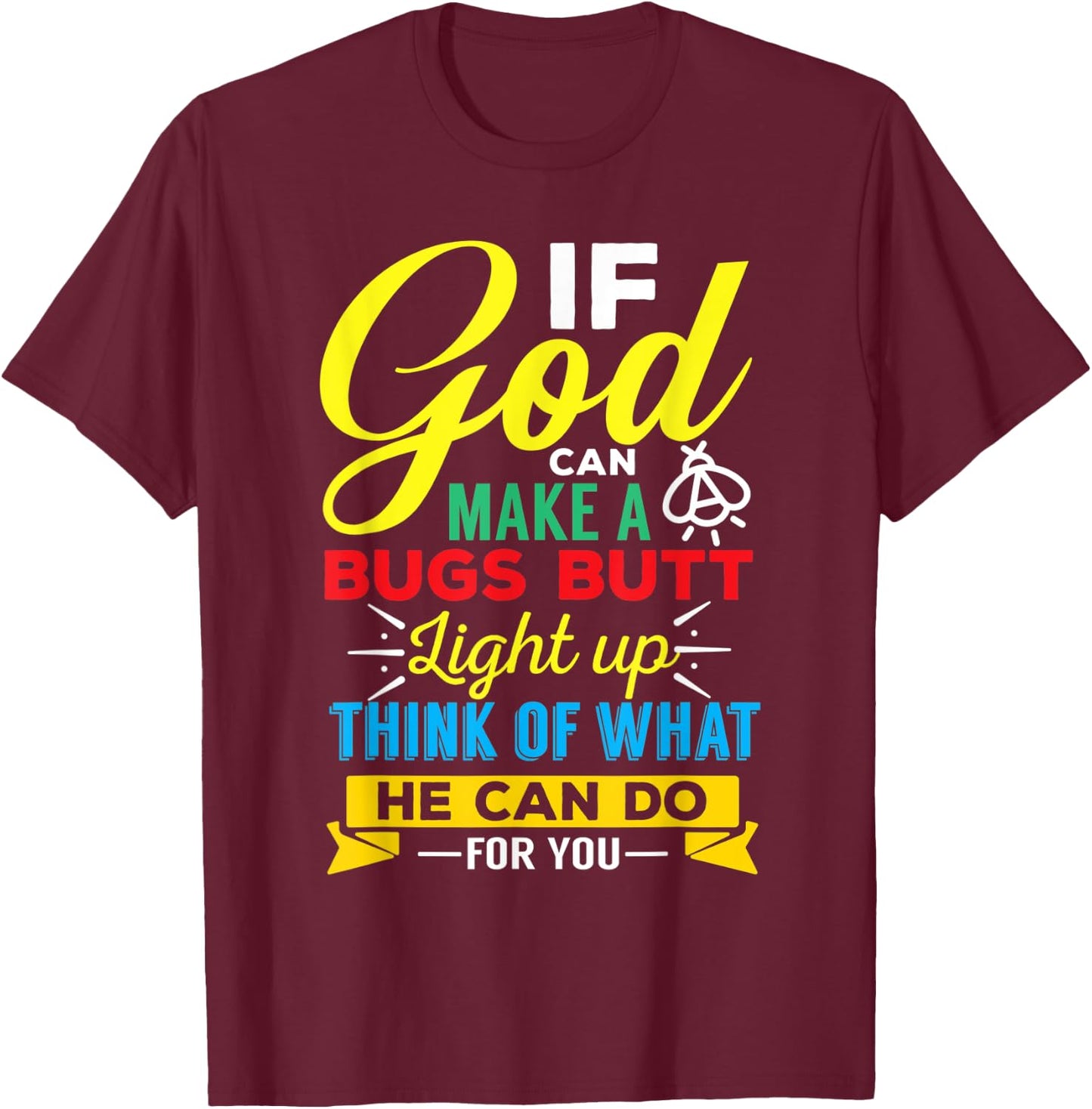 Inspirational Gift , Men, Teens-Funny Jesus T-Shirt - T-Shirt | Maroon