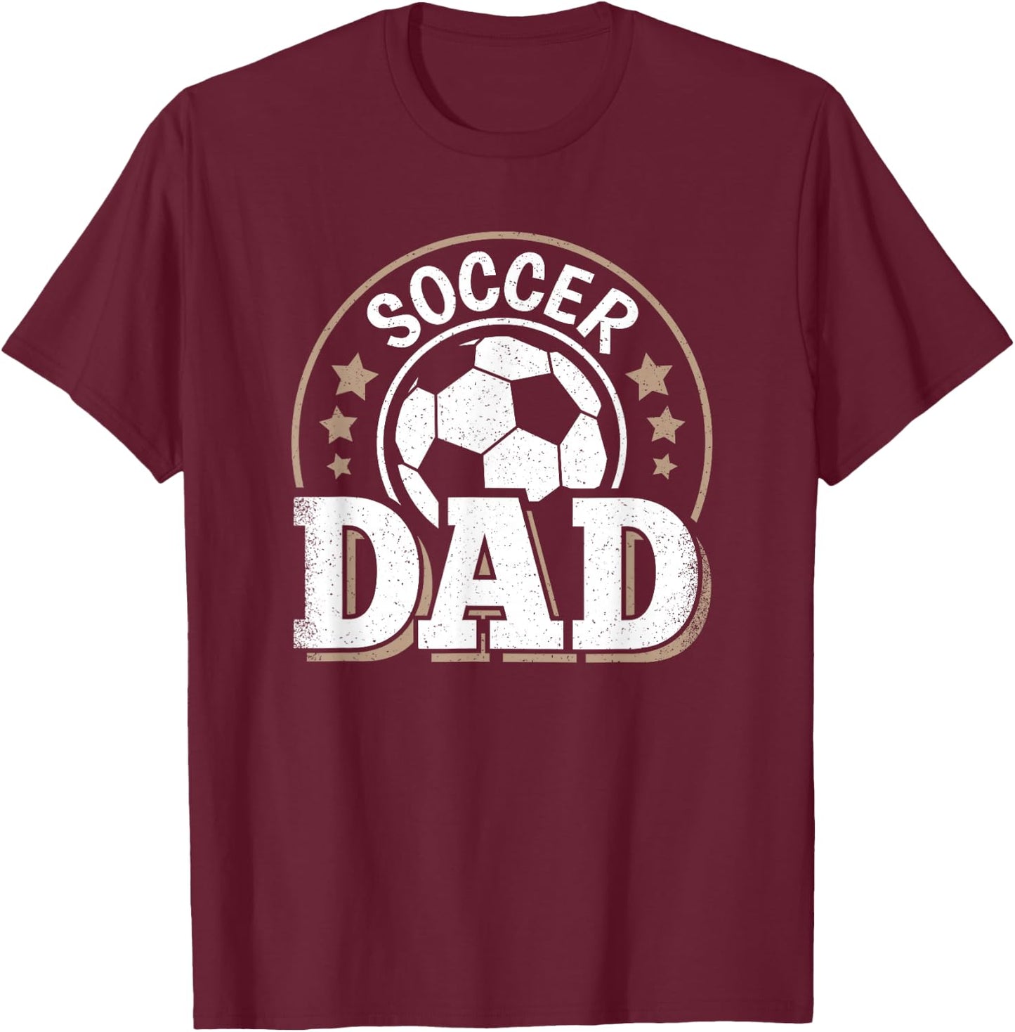 Soccer Dad Soccer Player Son Daughter Funny Soccer Dad T-Shirt - T-Shirt | Maroon