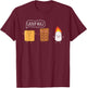 Funny Camping Roasting Bonfire Adventure Small T-Shirt - T-Shirt | Maroon
