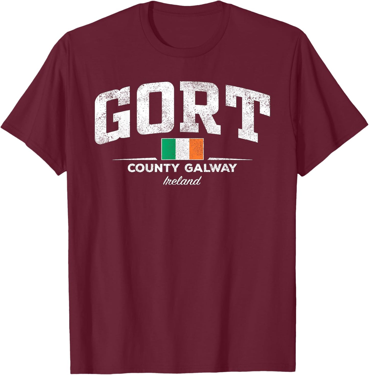 Gort Ireland T-Shirt - T-Shirt | Maroon