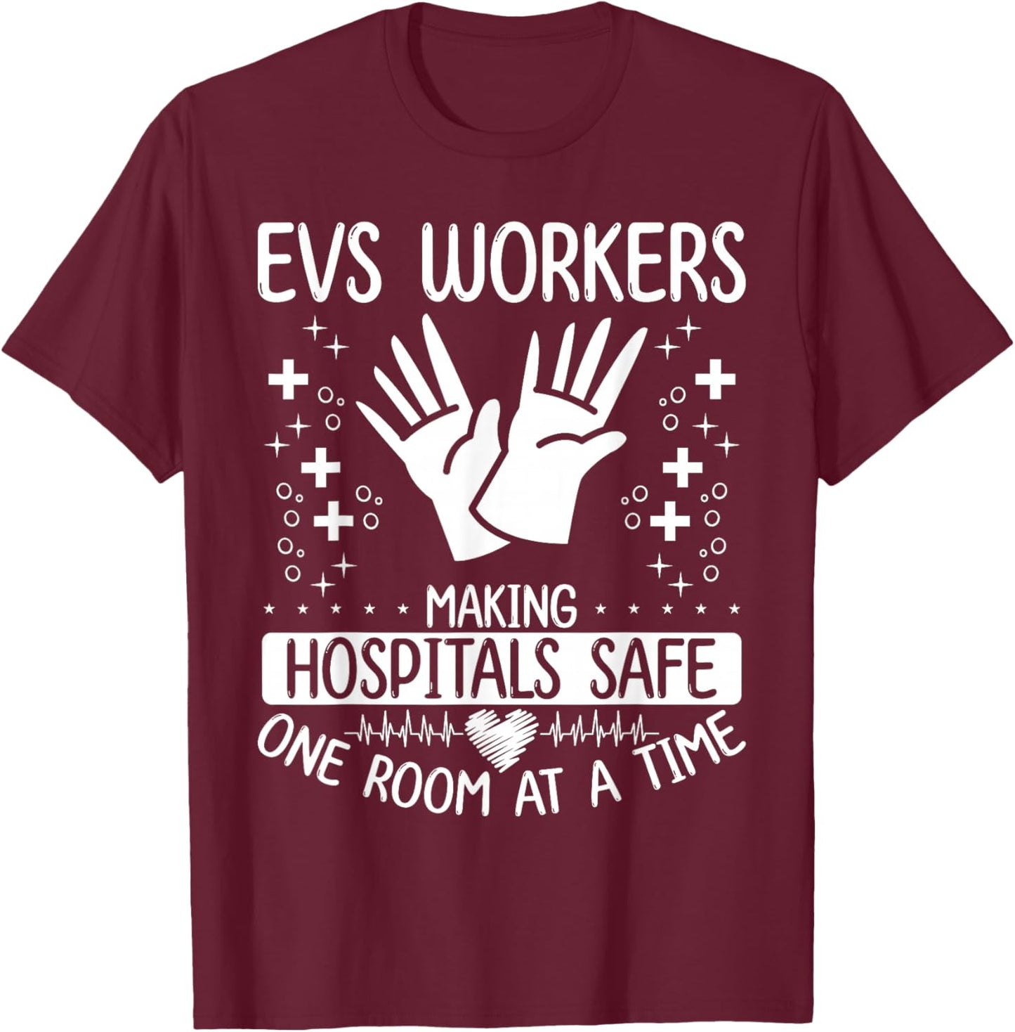EVS Technician EVS Operator Environmental Service Tech T-Shirt - T-Shirt | Maroon