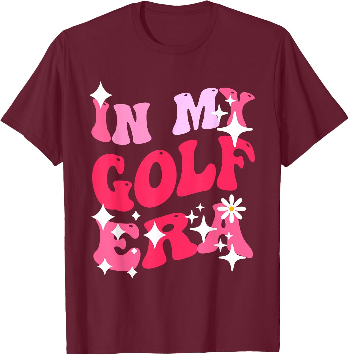 In My Golf Era T-Shirt - T-Shirt | Maroon