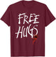 Alien: Romulus Xenomorph Facehugger Free Hugs T-Shirt - T-Shirt | Maroon
