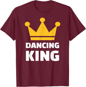 Dancing King T-Shirt - T-Shirt | Maroon