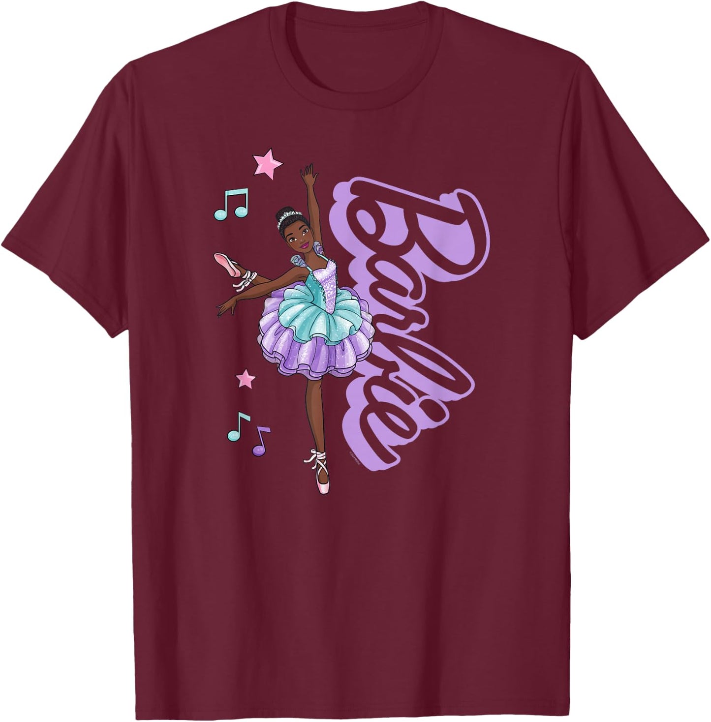 Barbie - Barbie Ballerina - Love Dance T-Shirt - T-Shirt | Maroon