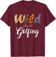 Leopard Wild About Golf Courses T-Shirt - T-Shirt | Maroon