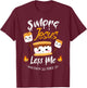 Smore Jesus Less Me Christian Camping Camper Lover T-Shirt - T-Shirt | Maroon