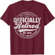 Retirement 2025 Retired 2025 Not My Problem Anymore Vintage T-Shirt - T-Shirt | Maroon
