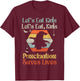 Halloween Lets Eat Kids Funny English Teacher Costume Women T-Shirt - T-Shirt | Maroon