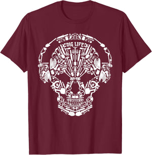 Dirt Fishing T-Shirt - T-Shirt | Maroon