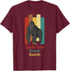 Gorilla Trekking Bwindi Impenetrable Uganda Safari Souvenir T-Shirt - T-Shirt | Maroon