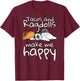 Tacos Make Me Happy Ragdoll Cat Pet T-Shirt - T-Shirt | Maroon