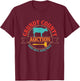 Grundy County Auction Going Once, Going Twice Vintage T-Shirt - T-Shirt | Maroon