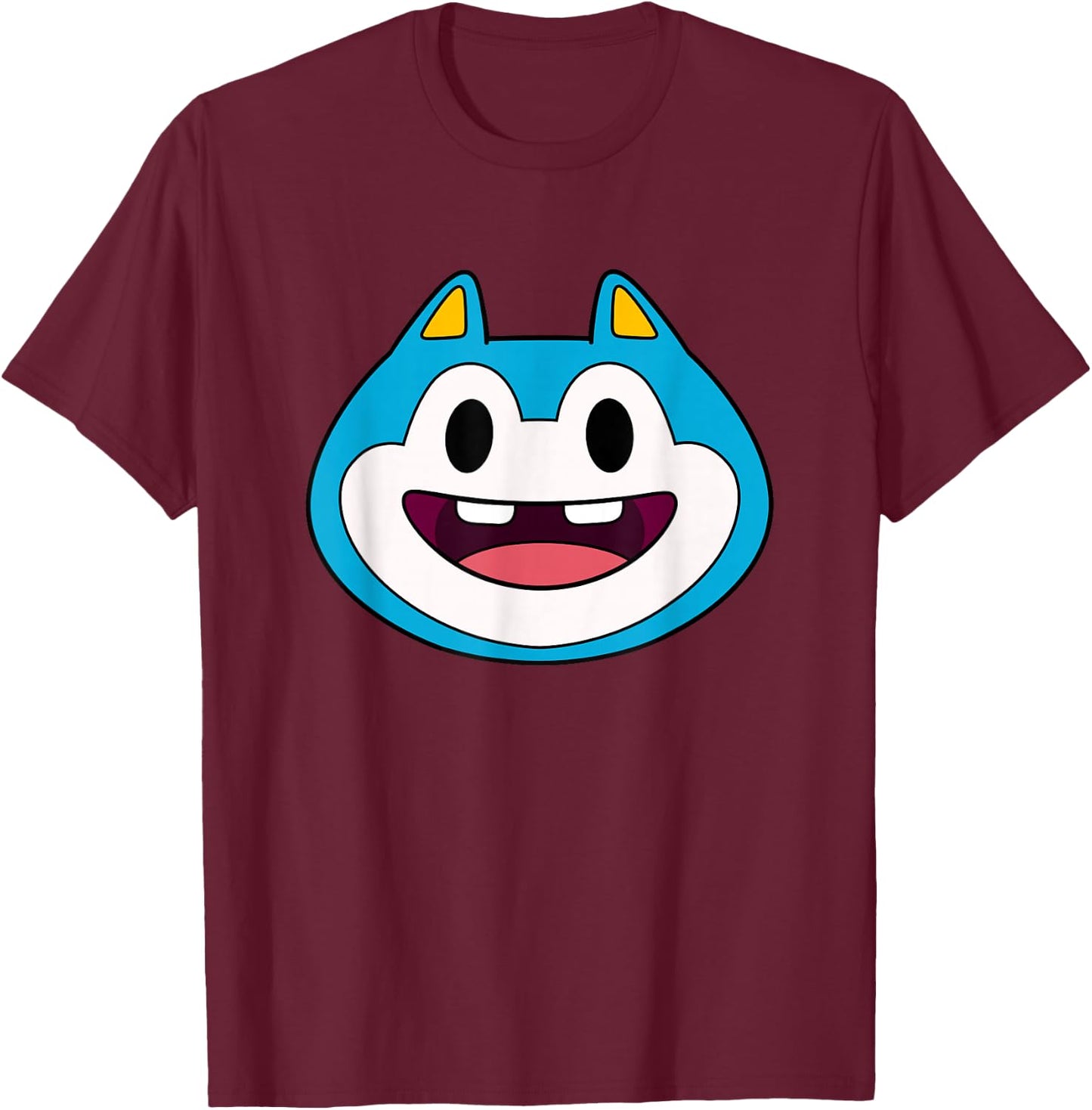 Lyla in The Loop STU Face T-Shirt - T-Shirt | Maroon