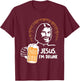 Je-sus, I'm Drunk Funny Beer Lovers T-Shirt - T-Shirt | Maroon