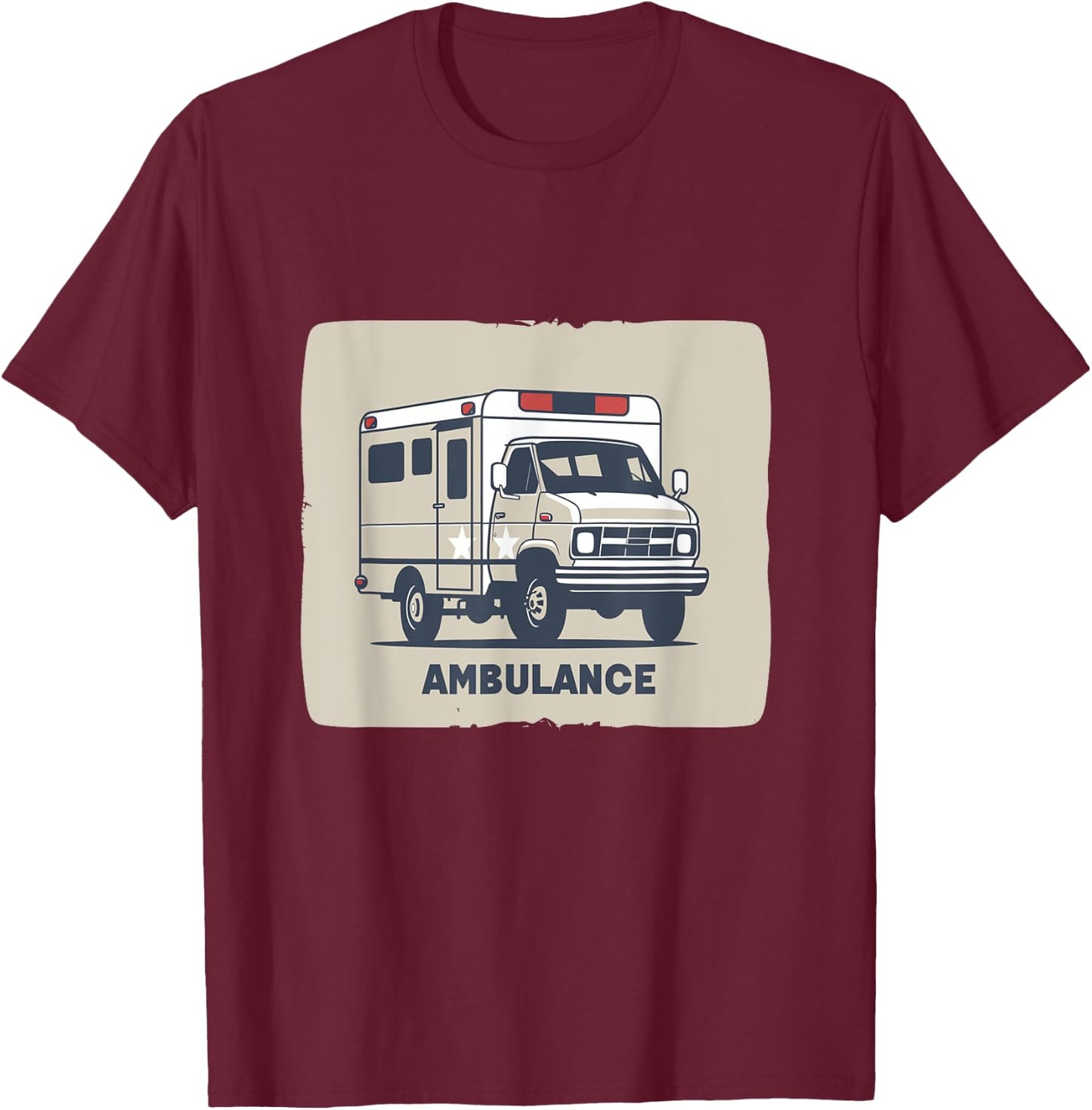 Ambulance emergency Car Costume T-Shirt - T-Shirt | Maroon