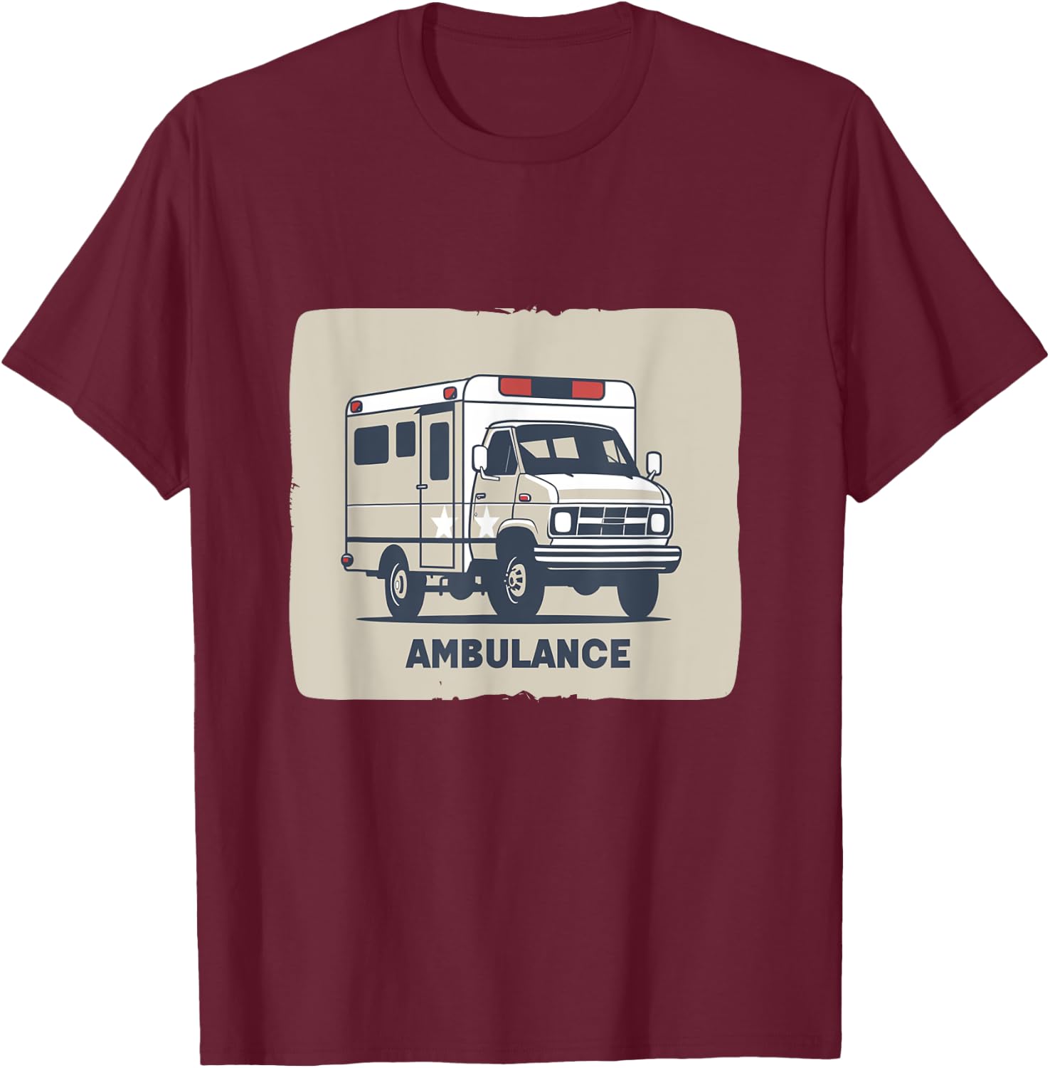 Ambulance emergency Car Costume T-Shirt - T-Shirt | Maroon