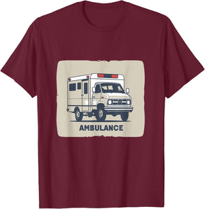 Ambulance emergency Car Costume T-Shirt - T-Shirt | Maroon