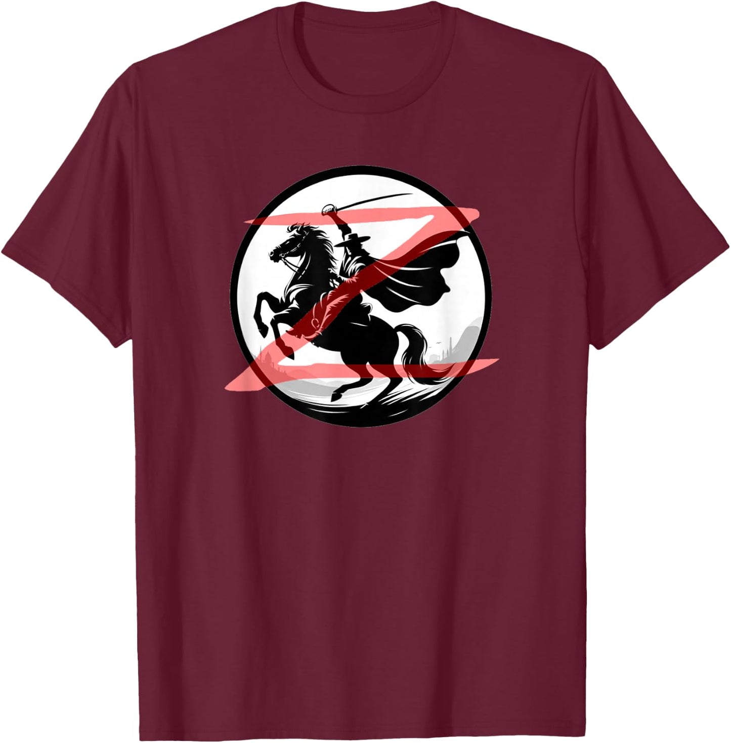 Zorro T-Shirt - T-Shirt | Maroon